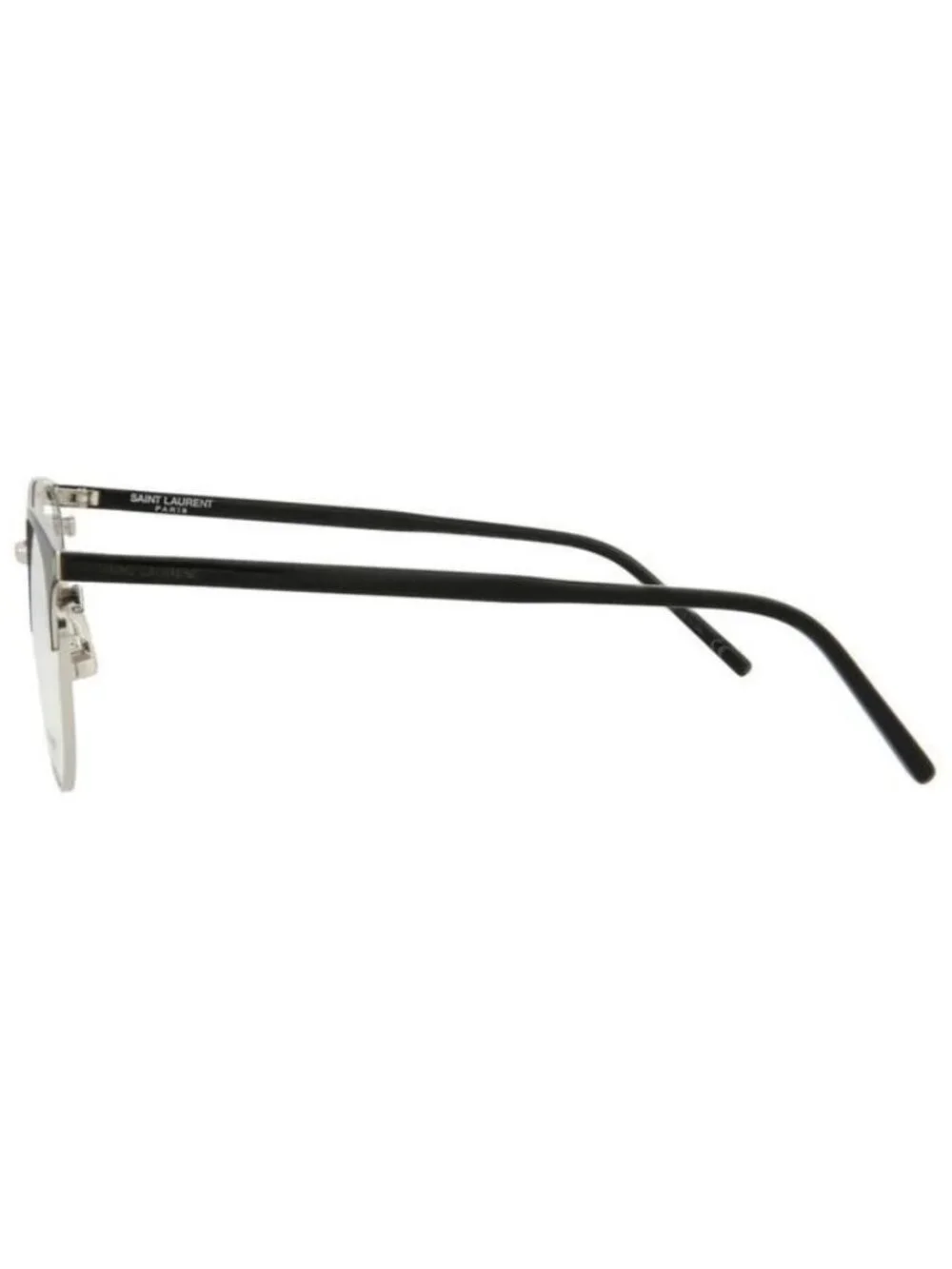 New Saint Laurent Mens Round/Oval Black Black Transparent Fashion Designer Eyegl